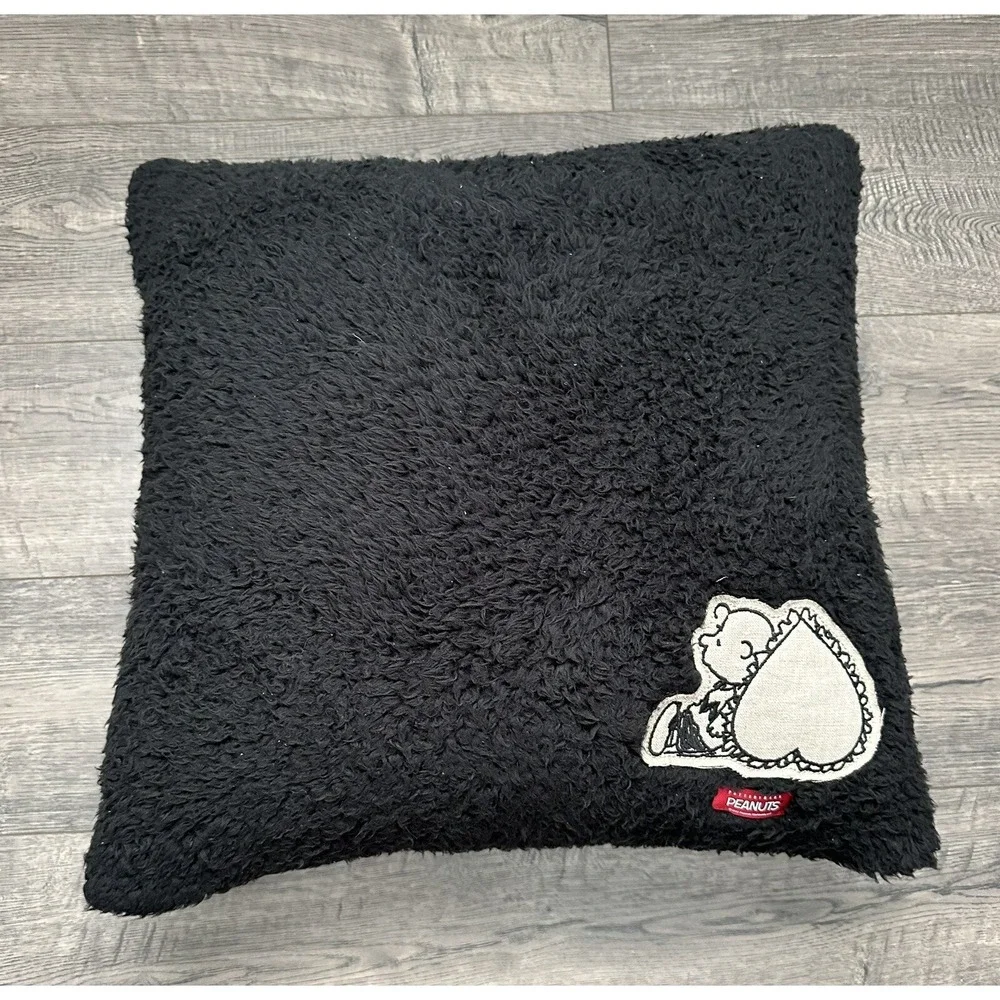Pottery Barn Peanuts Snoopy Valentine's Day Love Pillow Charlie Brown Home Decor